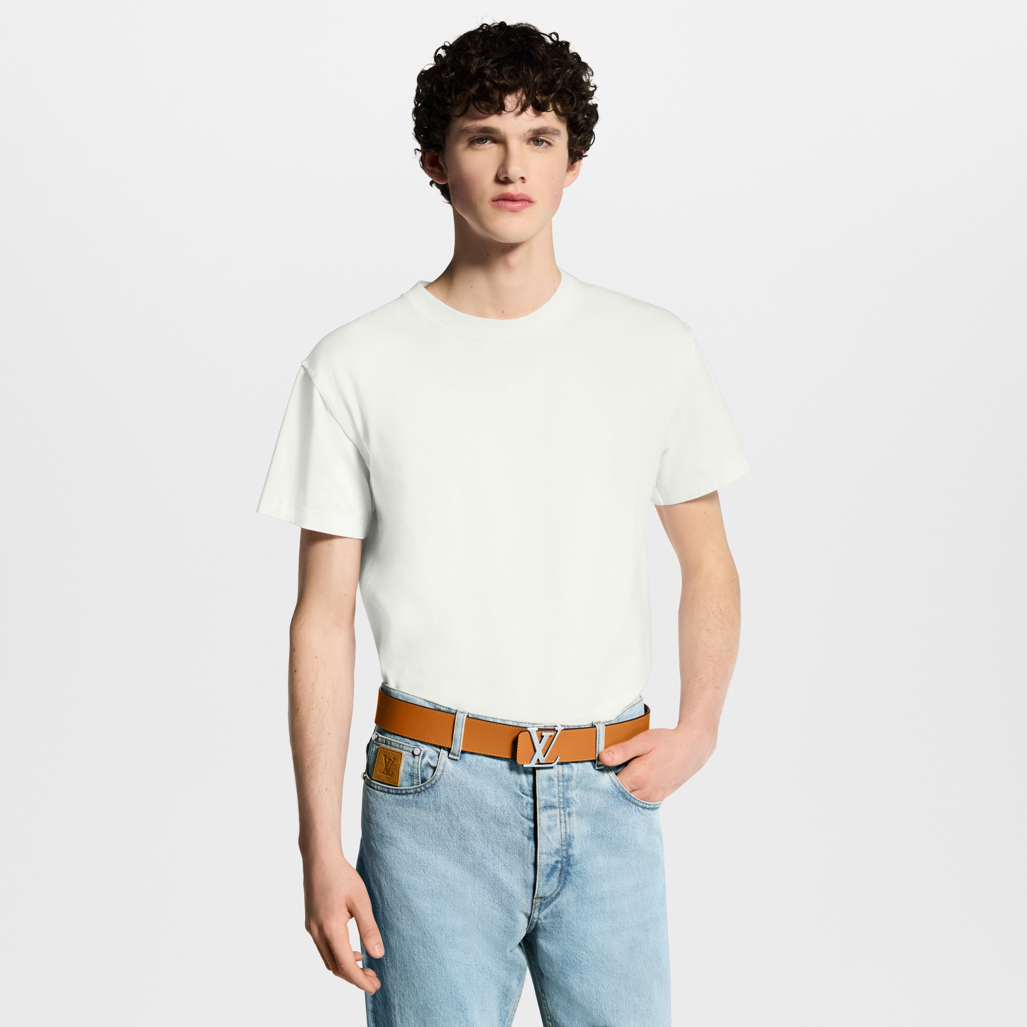 Louis Vuitton イニシャル フラワー ベルト LV Initiales Monogram Flower 40mm Reversible Belt - Men